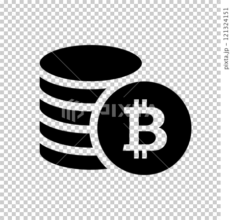 仮想通貨のシンプルアイコン 仮想通貨のシンプルアイコン 121324151