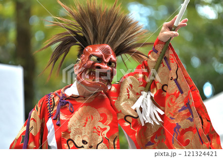 豊前神楽　駈仙のクローズアップ　 121324421