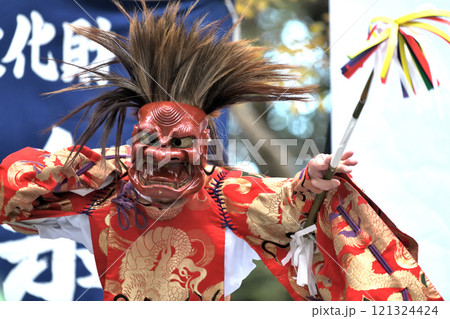 豊前神楽 駈仙のクローズアップ 豊前神楽 駈仙のクローズアップ 121324424