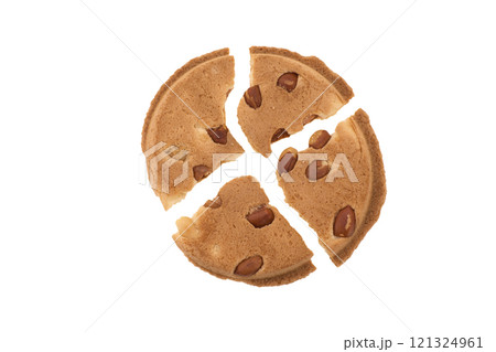 ピーナツ入煎餅　割る 121324961