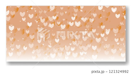 Background illustration featuring scattered hearts in shades of gold and beige perfect for Valentines Day celebrations Background illustration featuring scattered hearts in shades of gold and beige perfect for Valentines Day celebrations 121324992