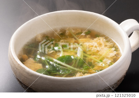 豆苗　卵スープ 121325010