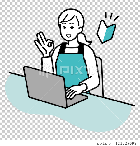 適合初學者操作電腦的家庭主婦 121325698