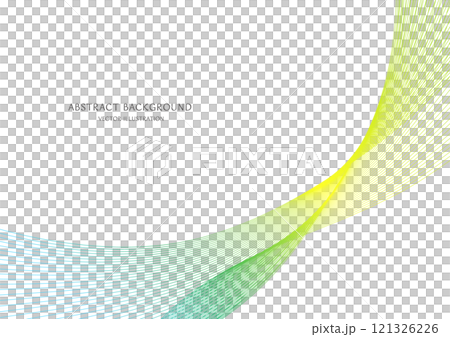 緑色のグラデーションの抽象的な曲線の背景のベクター素材 緑色のグラデーションの抽象的な曲線の背景のベクター素材 121326226