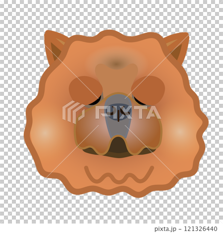 鬆獅犬臉圖 121326440