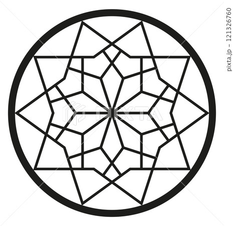 icon of the geometric icon of the geometric 121326760