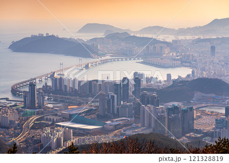 Busan, South Korea at Dusk Busan, South Korea at Dusk 121328819