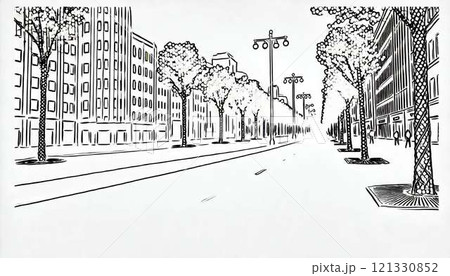 大阪の観光地 御堂筋 121330852