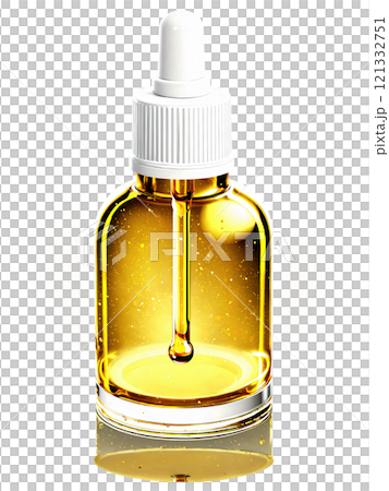 Serum Bottle A glass serum bottle with a dropper, suspended in a splash of golden liquid, on a transparent background. Serum Bottle A glass serum bottle with a dropper, suspended in a splash of golden liquid, on a transparent background. 121332751
