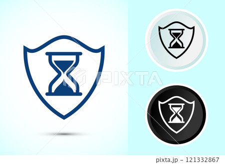 Long lasting icon design illustration. Durability icon design. Represents durability Long lasting icon design illustration. Durability icon design. Represents durability 121332867