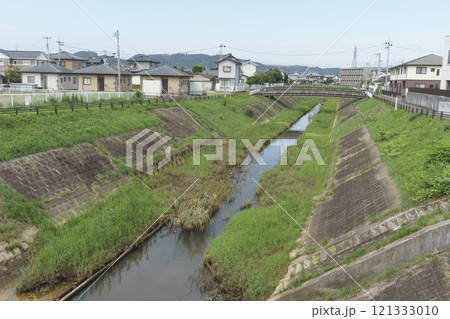 宮城県名取市手倉田を流れる増田川 Masuda River in Miyagi 121333010