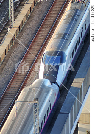 東北新幹線　大宮－上野　JR東日本　E2系　J11編成（仙台）＋E3系　R9編成　やまびこ　こまち 121333029