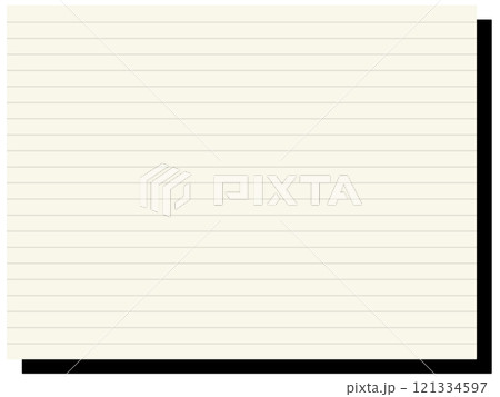 ノート風のコピースペース 121334597