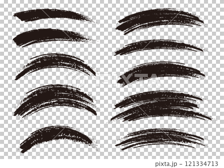 用 Brush_black 繪製的線條插圖集 用 Brush_black 繪製的線條插圖集 121334713
