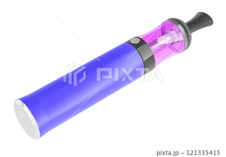 Vape Pen, Electronic Cigarette with USB Charge Rechargeable Battery, 3D rendering Vape Pen, Electronic Cigarette with USB Charge Rechargeable Battery, 3D rendering 121335415