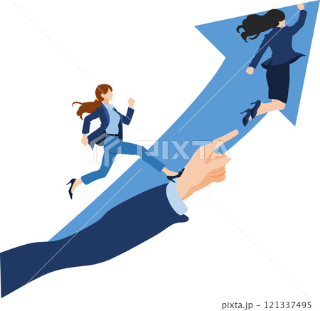 ビジネスマーケティングのイラスト 121337495