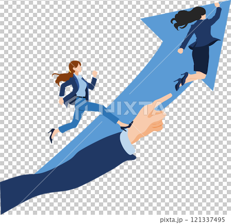 ビジネスマーケティングのイラスト 121337495