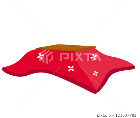 こたつ。ベクターイラスト	 121337792