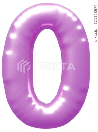 3D画像_風船_0_紫 121338674