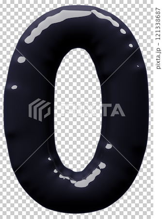 3D画像_風船_0_黒 3D画像_風船_0_黒 121338687