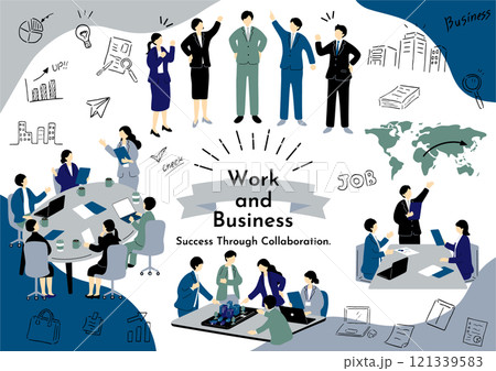 ビジネスシーン素材集 121339583