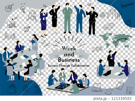 ビジネスシーン素材集 121339583
