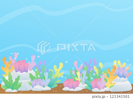 reef under ocean background 2 121341501