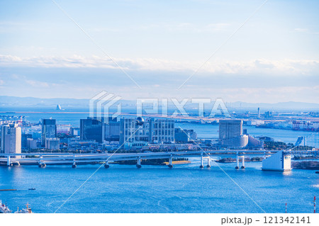 【東京都】東京ベイエリア・お台場方面の景色 121342141