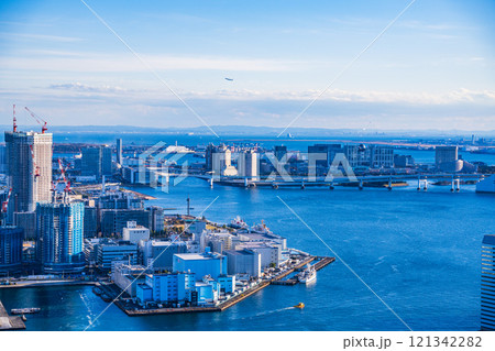 【東京都】東京ベイエリア　晴海・お台場方面の景色 121342282