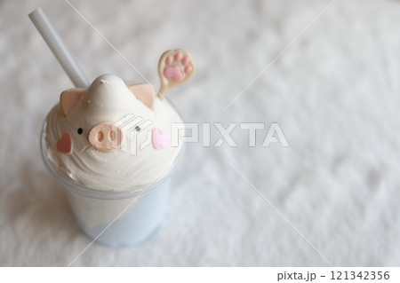 手作りフェイクフラペチーノ　スイーツデコ 121342356