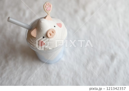 手作りフェイクフラペチーノ　スイーツデコ 121342357