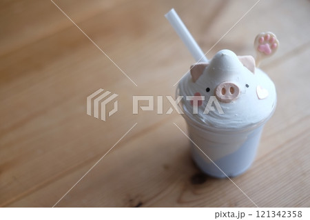 手作りフェイクフラペチーノ　スイーツデコ 121342358