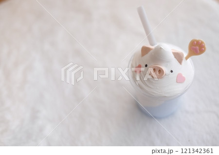 手作りフェイクフラペチーノ　スイーツデコ 121342361