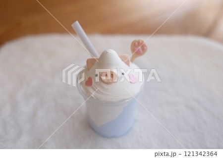 手作りフェイクフラペチーノ　スイーツデコ 121342364