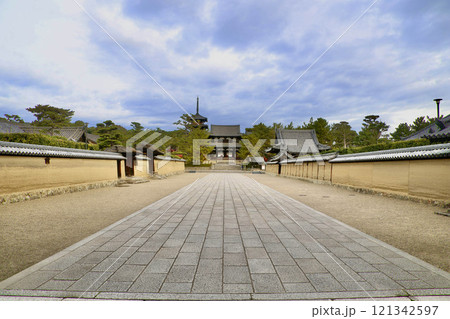 法隆寺・中門・五重塔（奈良県・斑鳩町） 121342597