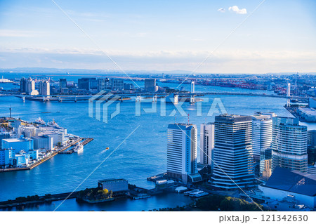 【東京都】東京ベイエリア　竹芝・お台場方面の景色 121342630