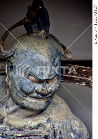 法隆寺・中門・金剛力士像(奈良県・斑鳩町) 法隆寺・中門・金剛力士像(奈良県・斑鳩町) 121343127