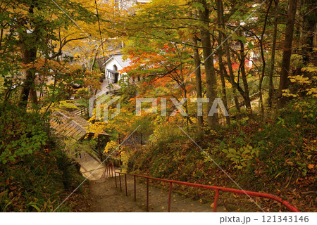 鹿教湯温泉の紅葉 121343146