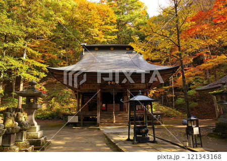 鹿教湯温泉の紅葉 121343168