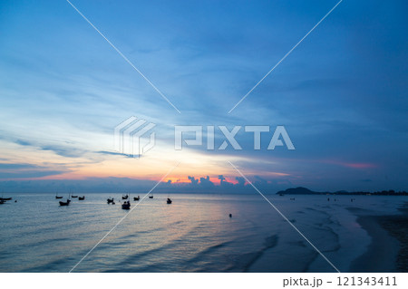 Sunset at the sea 121343411