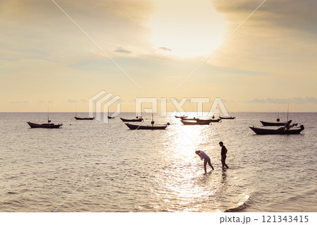 Sunset at the sea 121343415