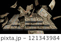 天から降ってくる一万円札 121343984