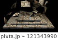 天から降ってくる一万円札 121343990