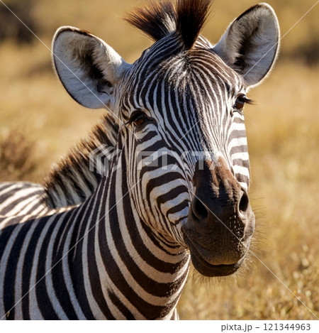 シマウマのアップ画像 シマウマのアップ画像 121344963