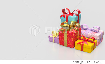 The Gift box for celebration or Holiday concept 3d rendering. 121345215