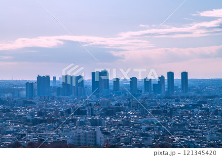 日本の東京都市景観 年の瀬。川崎・武蔵小杉駅前のタワーマンション群などを望む=21日 日本の東京都市景観 年の瀬。川崎・武蔵小杉駅前のタワーマンション群などを望む=21日 121345420