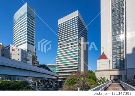 マリオットの外資系ラグジュアリーホテル、メズム東京が入るウォーターズ竹芝タワー棟　建物外観 121347392