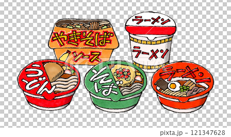 カップ麺セット 121347628
