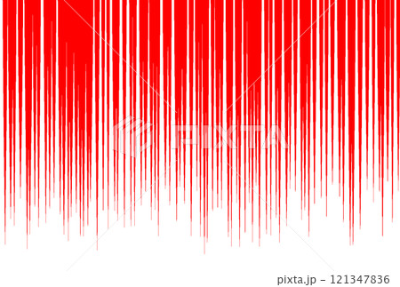 効果線のイラスト(赤) 効果線のイラスト(赤) 121347836