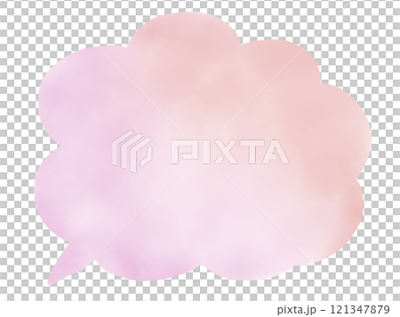 語音氣泡:水彩風格粉紅手繪語音氣泡 語音氣泡:水彩風格粉紅手繪語音氣泡 121347879